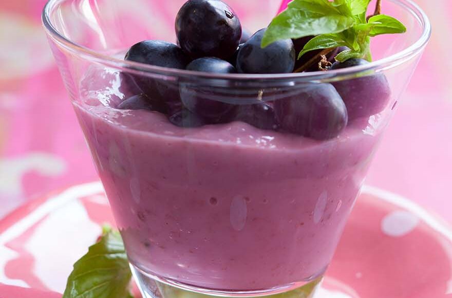 grape mousse